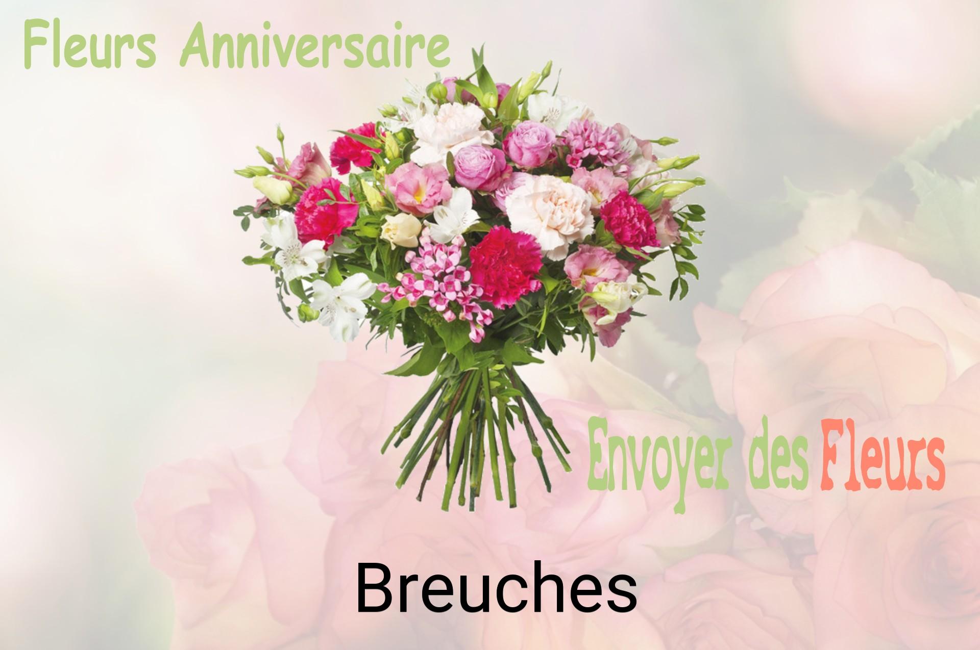Bouquet de fleurs d’anniversaire livré à Breuches